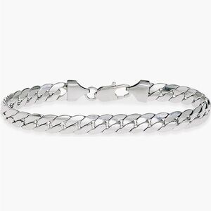 Silver stainless steel waterproof men’s Chain Bracelet